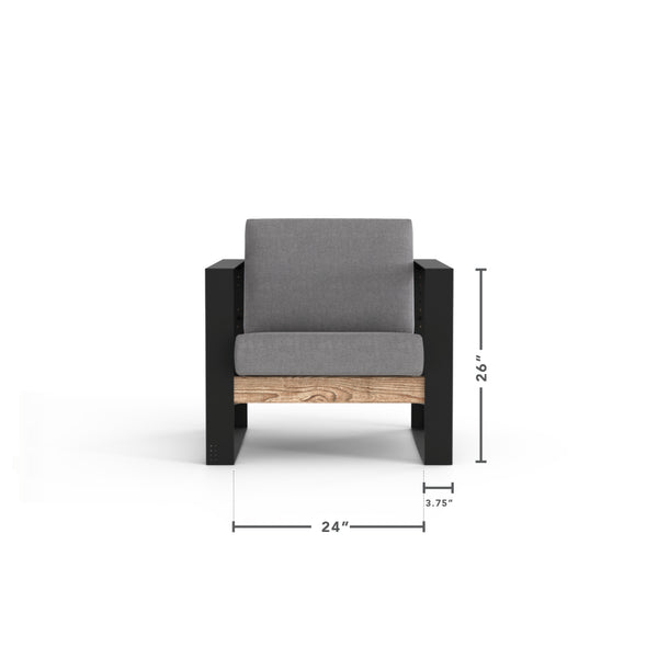 Modern Muskoka Slim 5 Piece Chair Set
