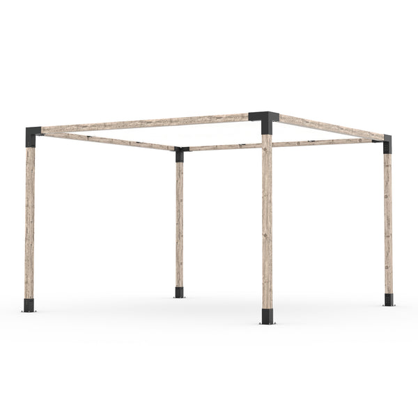 Pergola Kit with SHADE SAIL for 4x4 Wood Posts