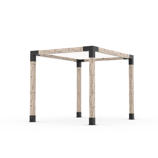 Pergola Kit with SHADE SAIL for 6x6 Wood Posts