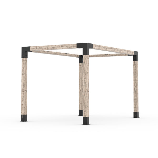Pergola Kit with SHADE SAIL for 6x6 Wood Posts