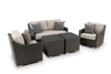 Tuscan Slim Loveseat Set with Covers