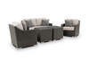 Tuscan Slim Loveseat Set with Covers