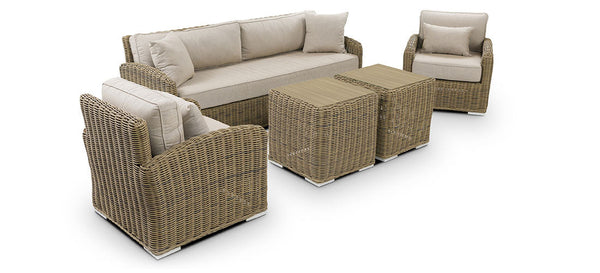 Azores Slim Sofa Set with Covers